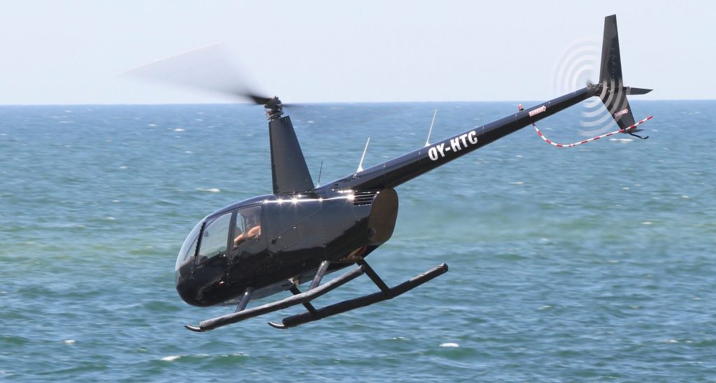 Helikopter over Bornholm