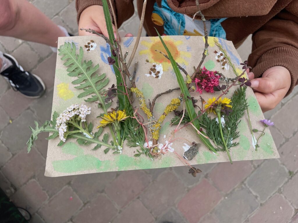Kreativ workshop i Sommerlunden i efterårsferien.