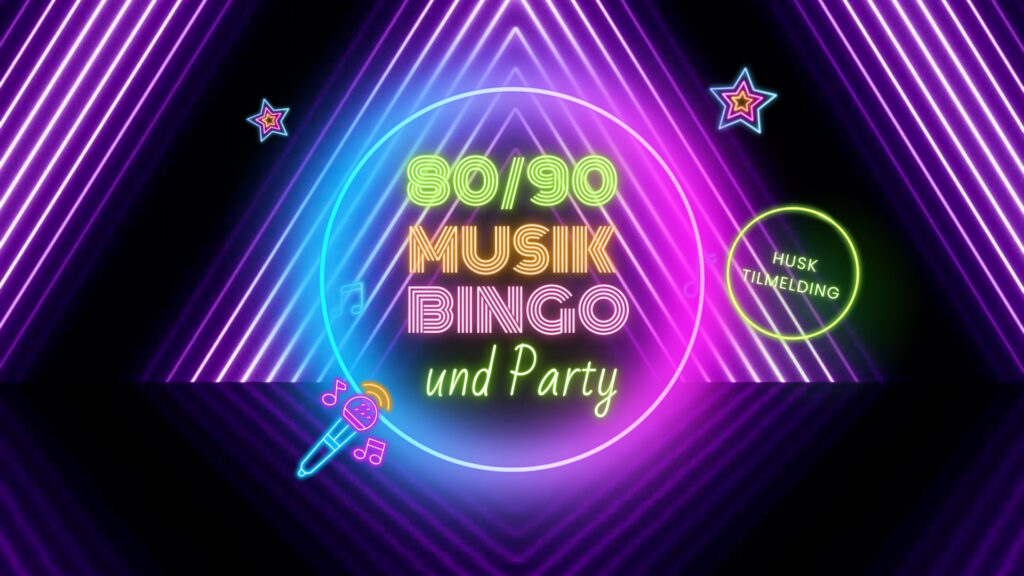 80er und 90er MUSIK BINGO in Nexø