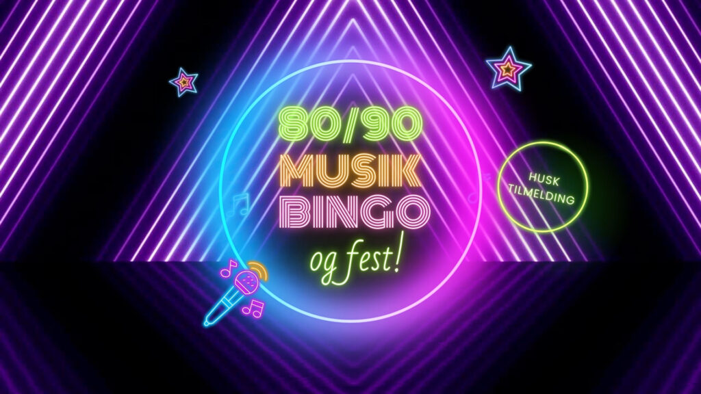 80’er og 90’er MUSIK BINGO i Nexø